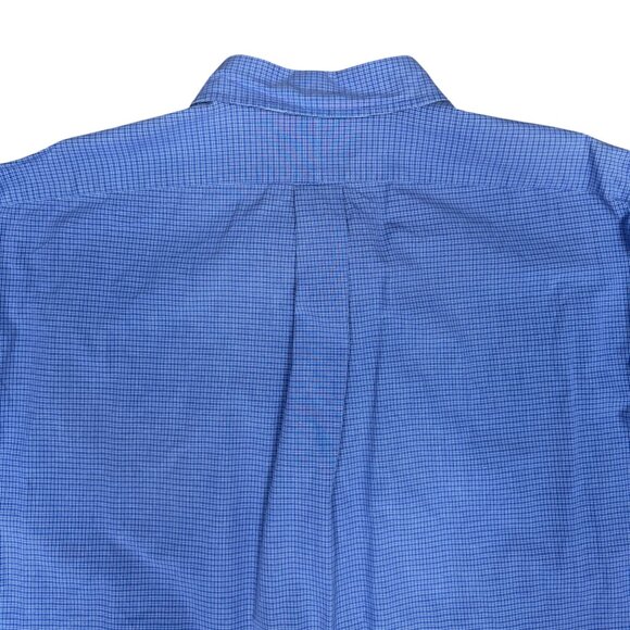 Men's RALPH LAUREN “Blake” Long Sleeve Button-Down Blue Plaid Shirt- Size XL‎ - Picture 6 of 8